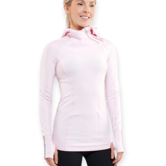 Lululemon Run: Back On Track Pullover Long Sleeve Sweater Pig Pink SZ 6 - Picture 2 of 15